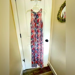 Long floral dress
